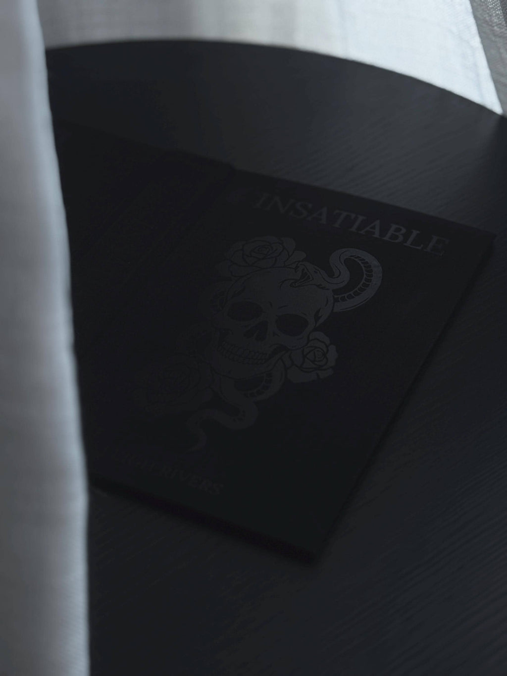 Edge of Darkness Trilogy Special Edition Rebind | Insatiable, Voracious, Restitution by Leigh Rivers | Black on Black