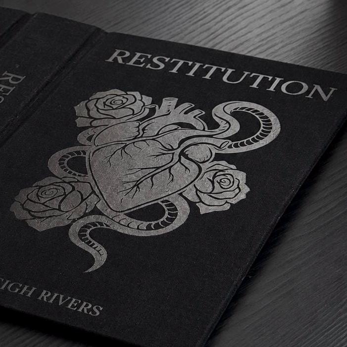 Edge of Darkness Trilogy Special Edition Rebind | Insatiable, Voracious, Restitution by Leigh Rivers | Black on Black